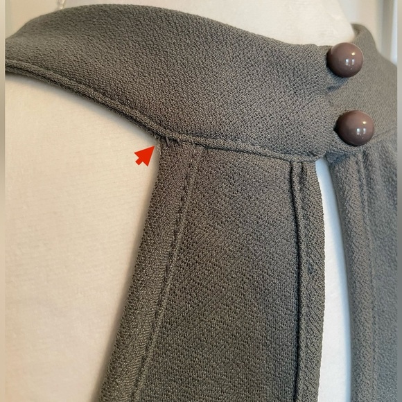 Charlotte Russe Sage Green Halter Keyhole Knee-Length Women’s Dress Medium - Picture 10 of 13